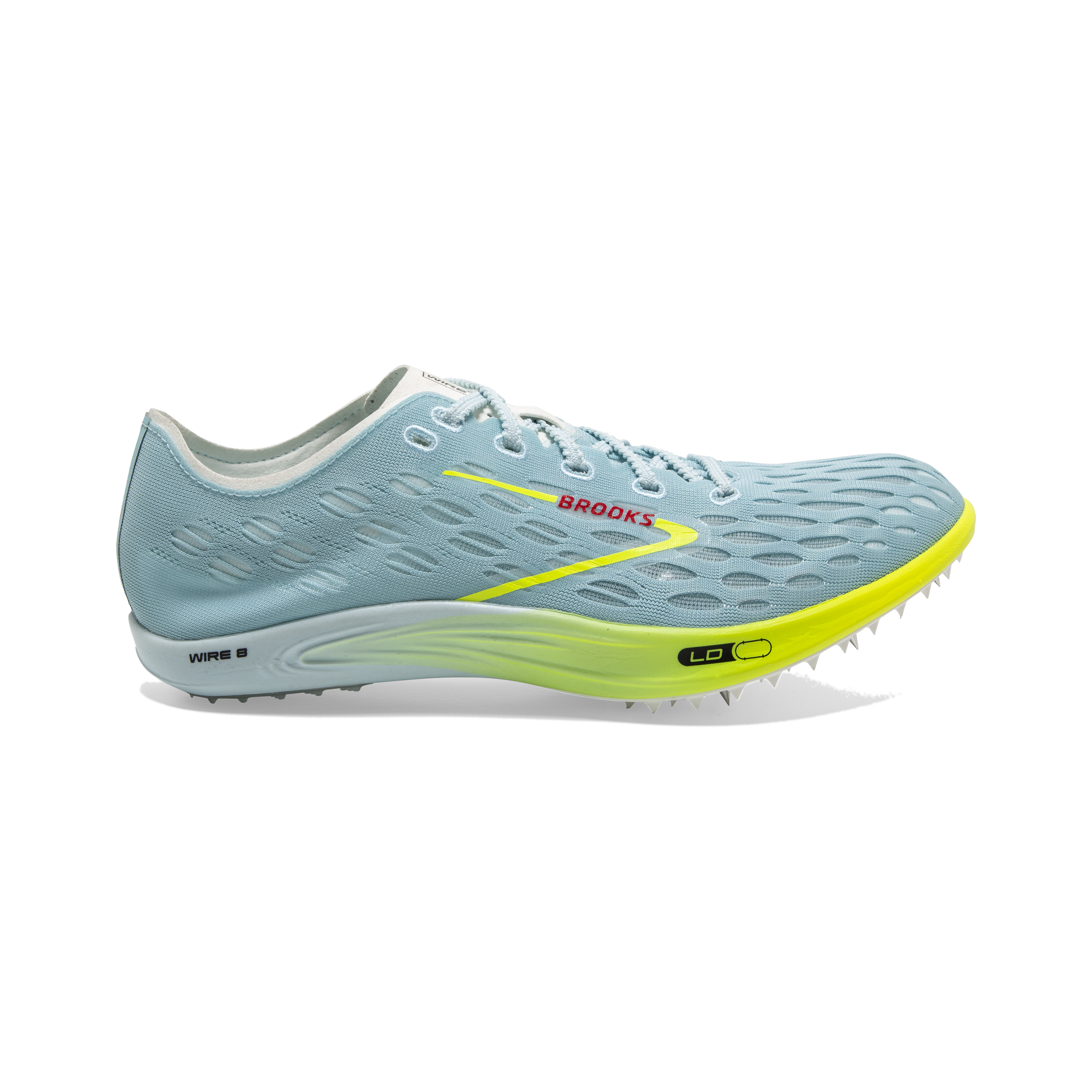 Brooks Unisex Wire 8 Spike GLOW/NIGHTLIFE/RED