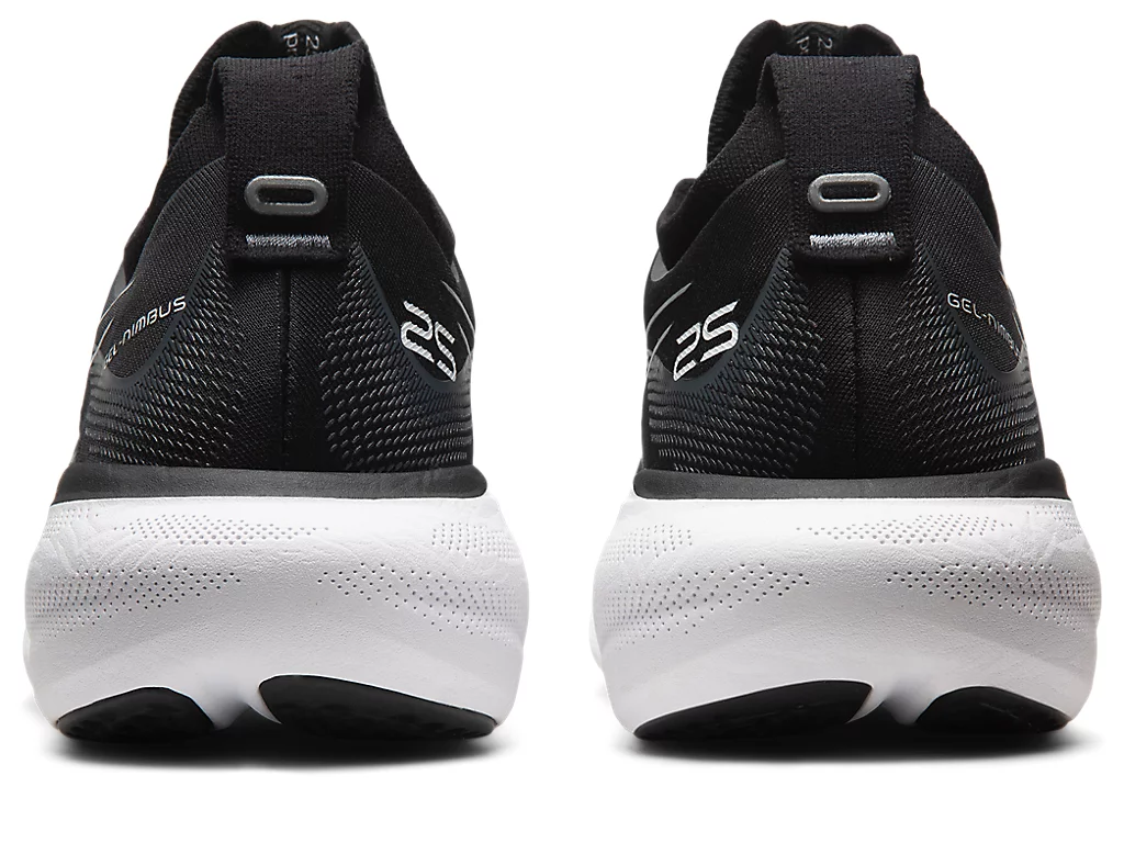 Asics Gel Nimbus 25 Shoes Men Sz 9 Extra Wide Black Pure Silver Running Sneakers Asics Gel Nimbus 25 Wide Black Pure Silver for sale | eBay main image 4
