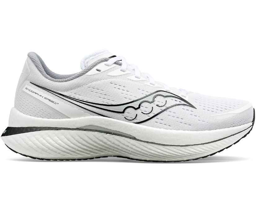 Saucony Women's Endorphin Speed WHITE/BLACK