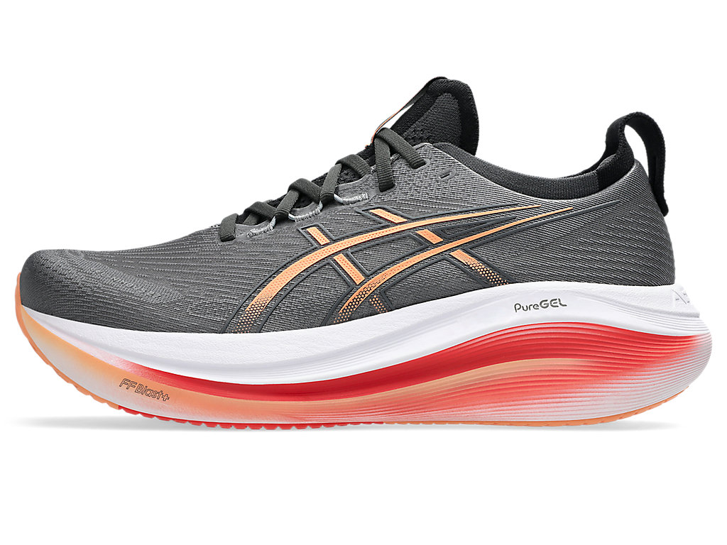 Asics Men's Gel-Nimbus 27 Wide (2E) CARBON/MOJAVE