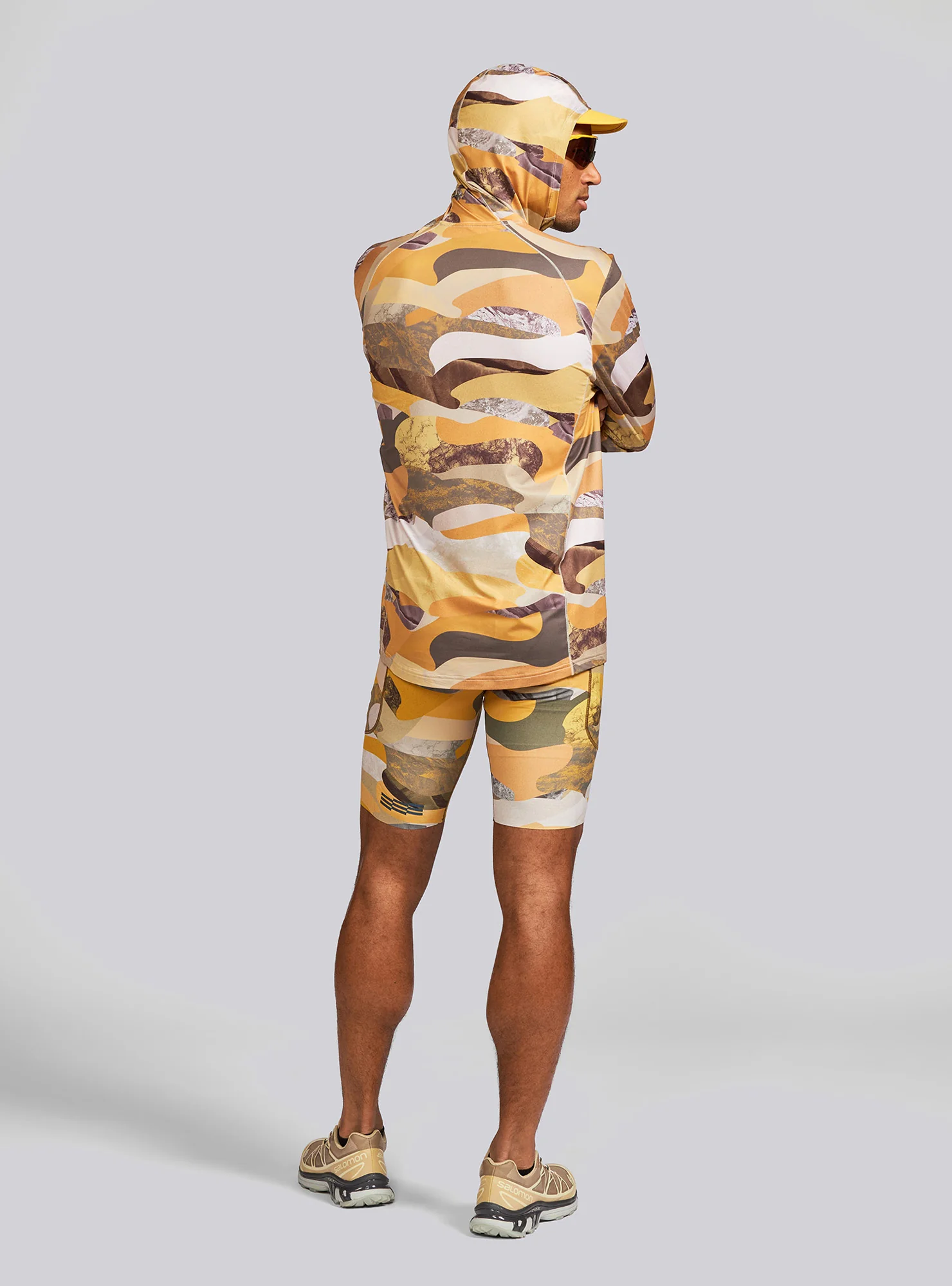 Janji Men's Sunchaser 50 Hooded Long Sleeve DUNESCAPE MEGA