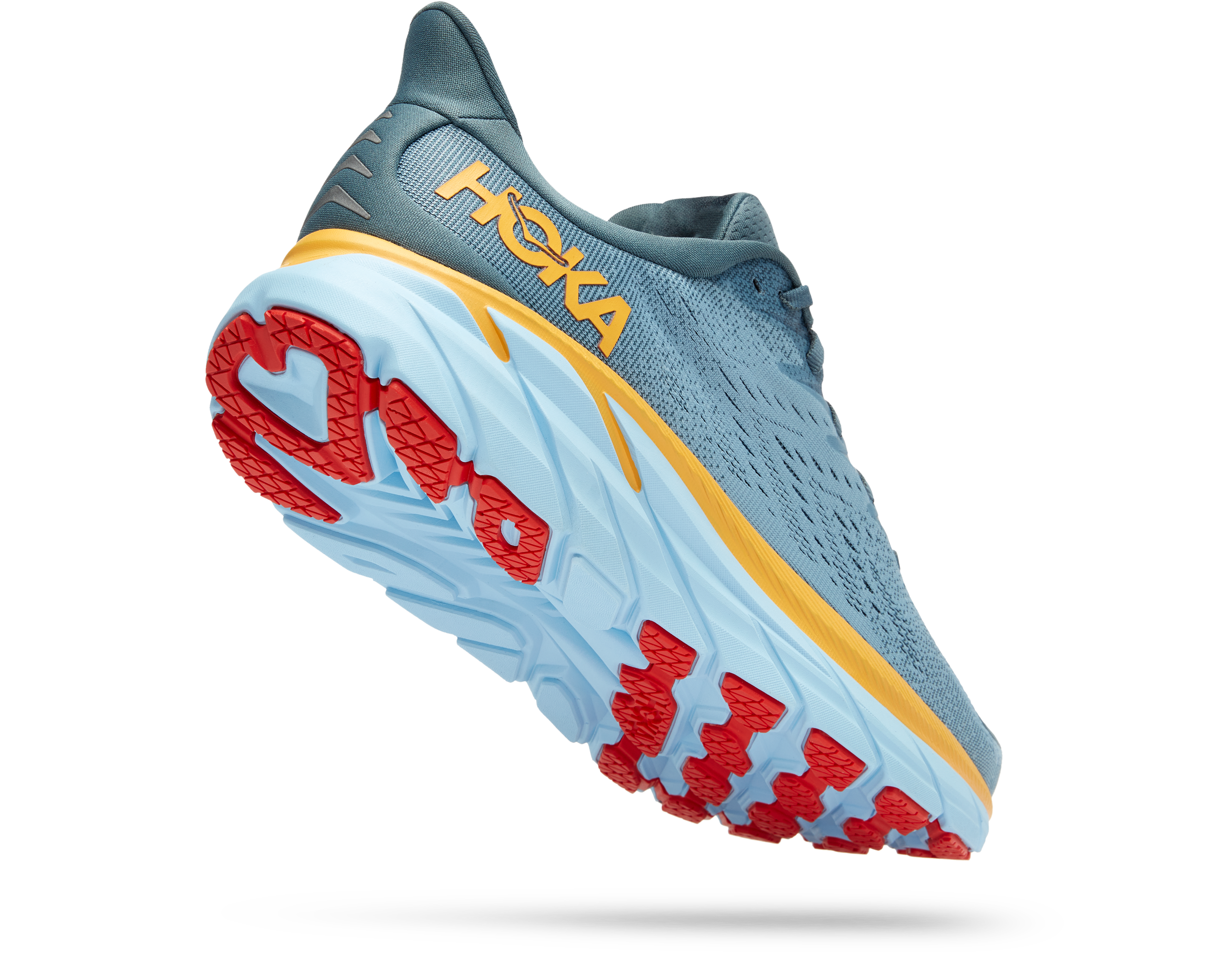 Size 7D - Hoka One One HOKA Clifton 8 Wide Goblin Blue Mountain Spring Hoka One One HOKA Clifton 8 2E Wide Goblin Blue Mountain  main image 3