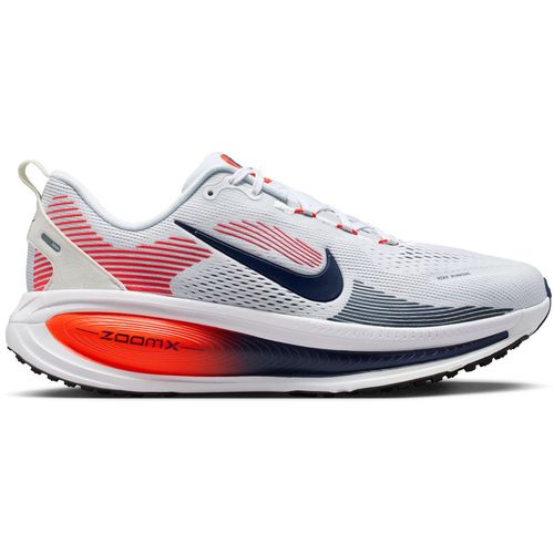 Nike Men's Vomero 18 WHITE/MIDNIGHT NAVY-BRIGHT CRIMSON