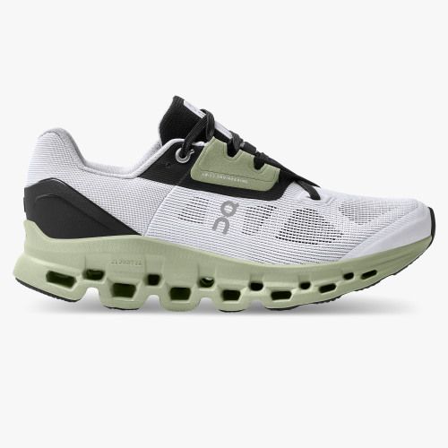 On Women's Cloudstratus 2 WHITE/BLACK
