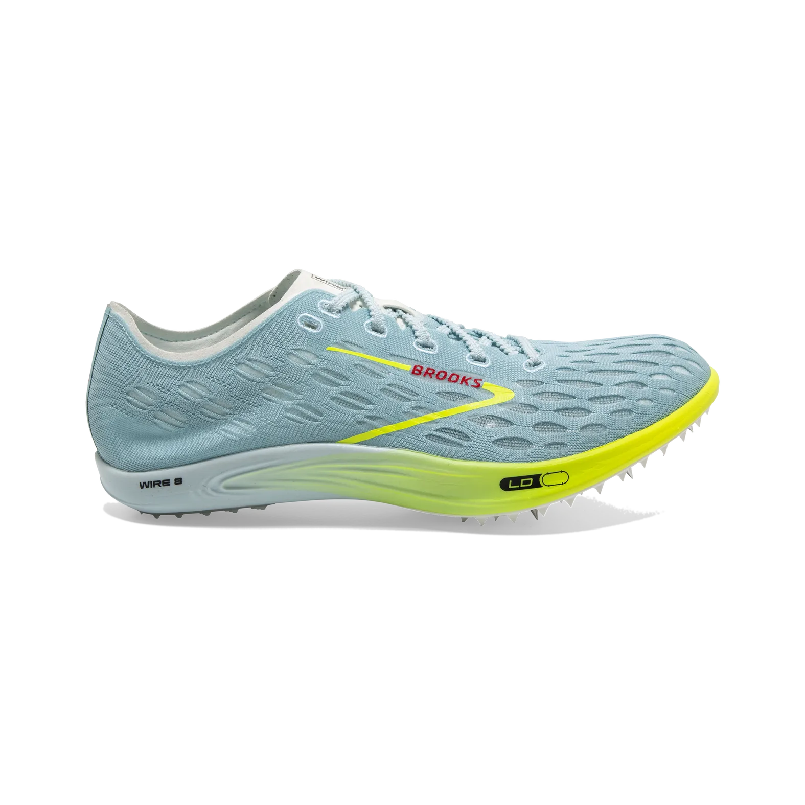 Brooks Unisex Wire 8 Spike GLOW/NIGHTLIFE/RED