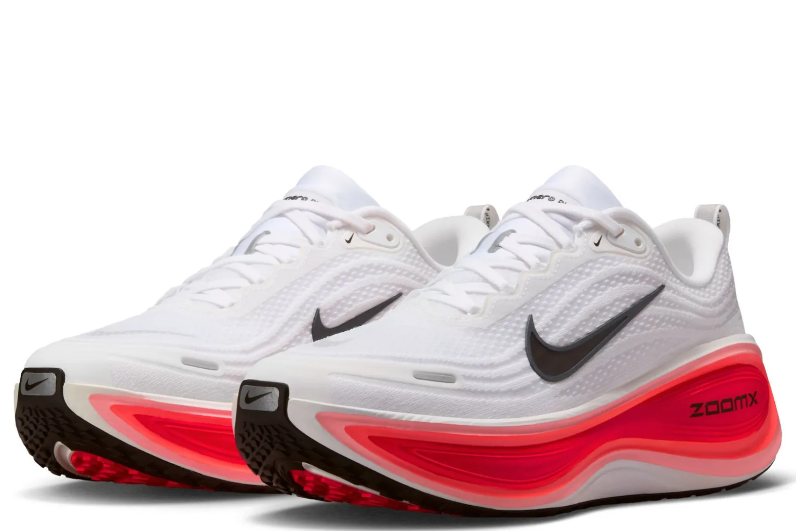 Nike Men's Vomero Plus WHITE/BLACK-BRIGHT CRIMSON