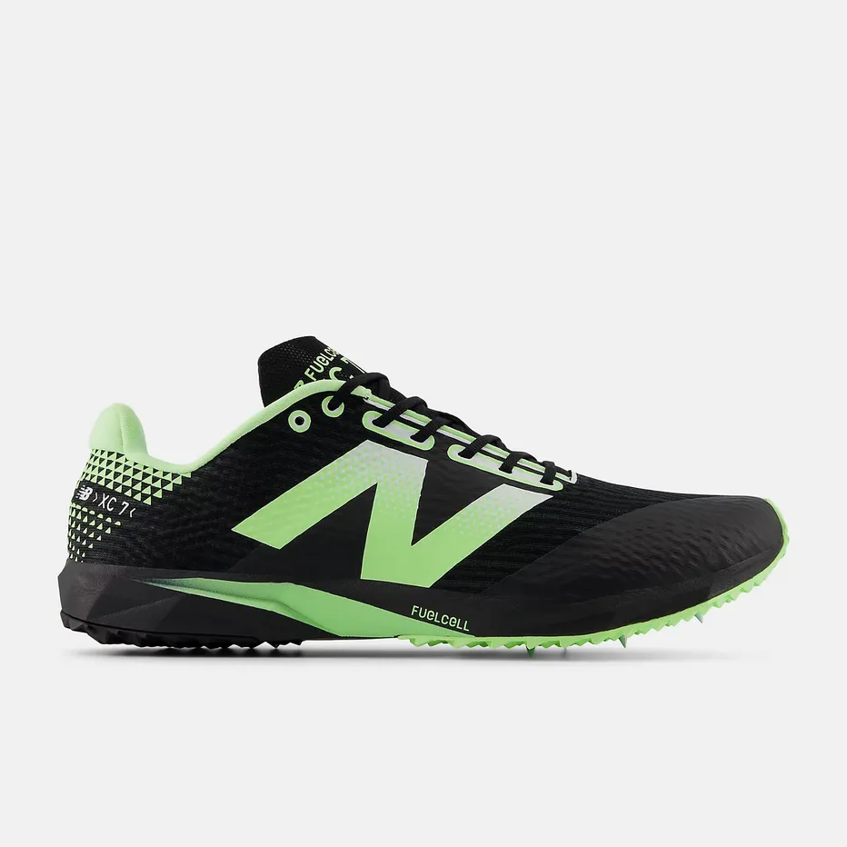 New Balance Unisex FuelCell XC7 v5 BLACK/MINT FLASH/WHITE