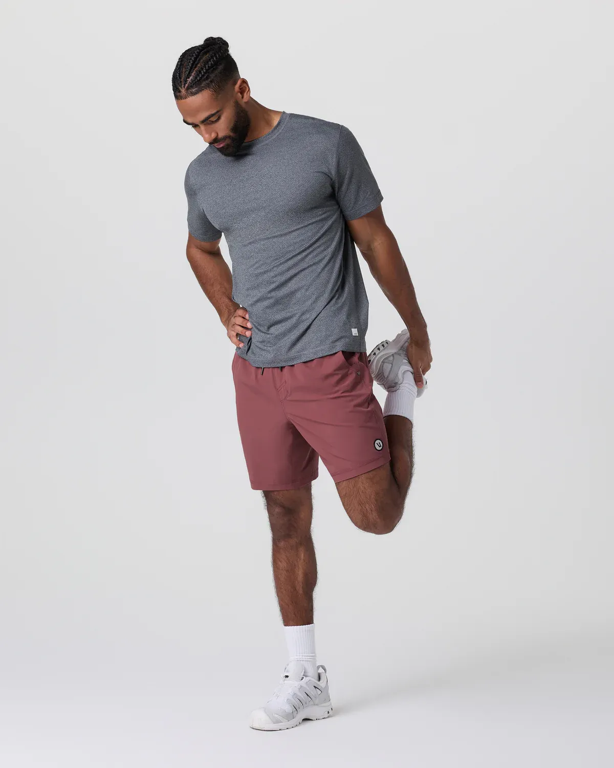 Kore Short Lined 7 – Men's Summer Red Athletic Shorts – Shorts – Vuori
