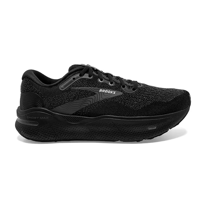 Brooks Men's Ghost Max Wide (2E) Black/Black/Ebony