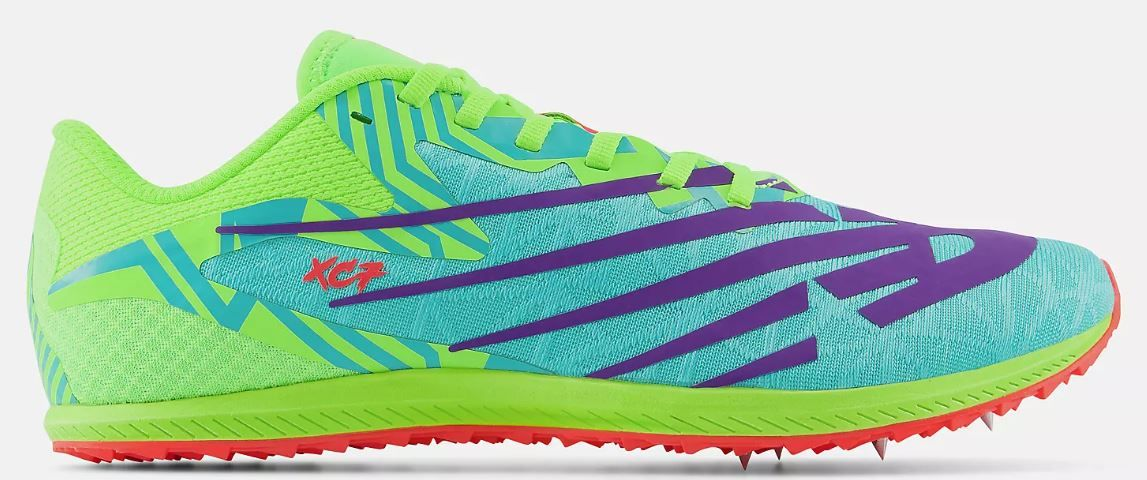 New Balance Unisex XC Seven v4 Spike PIXEL GREEN/CYBER JADE