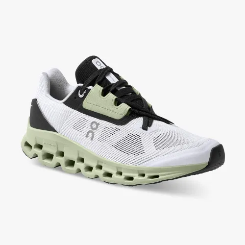On Women's Cloudstratus 2 WHITE/BLACK