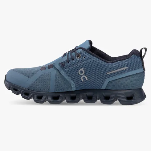On Women's Cloud 5 Waterproof Metal/Navy
