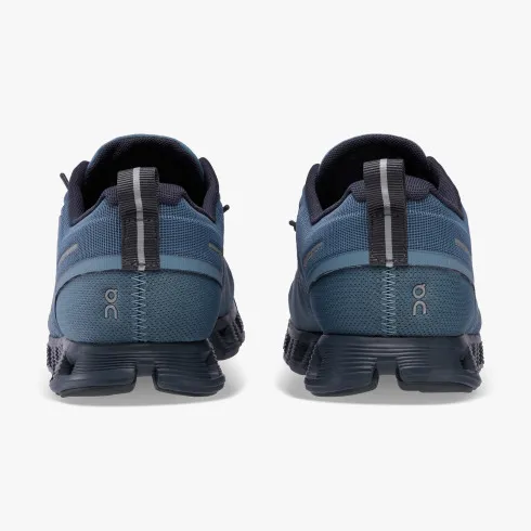 On Women's Cloud 5 Waterproof Metal/Navy