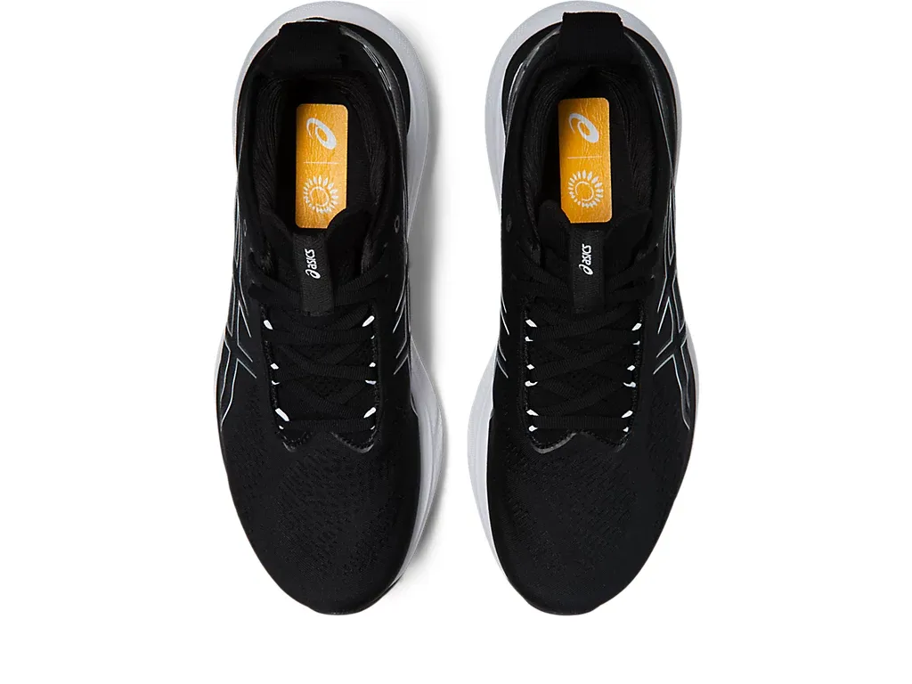 Asics Men's Nimbus 25 Extra Wide (4E) Black/Pure Silver