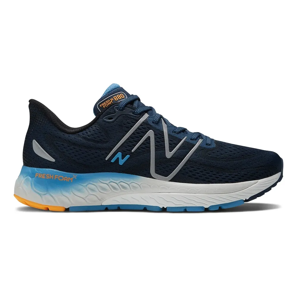 New Balance Men's 880V13 NAVY/HERITAGE BLUE/HOT MARIGOLD