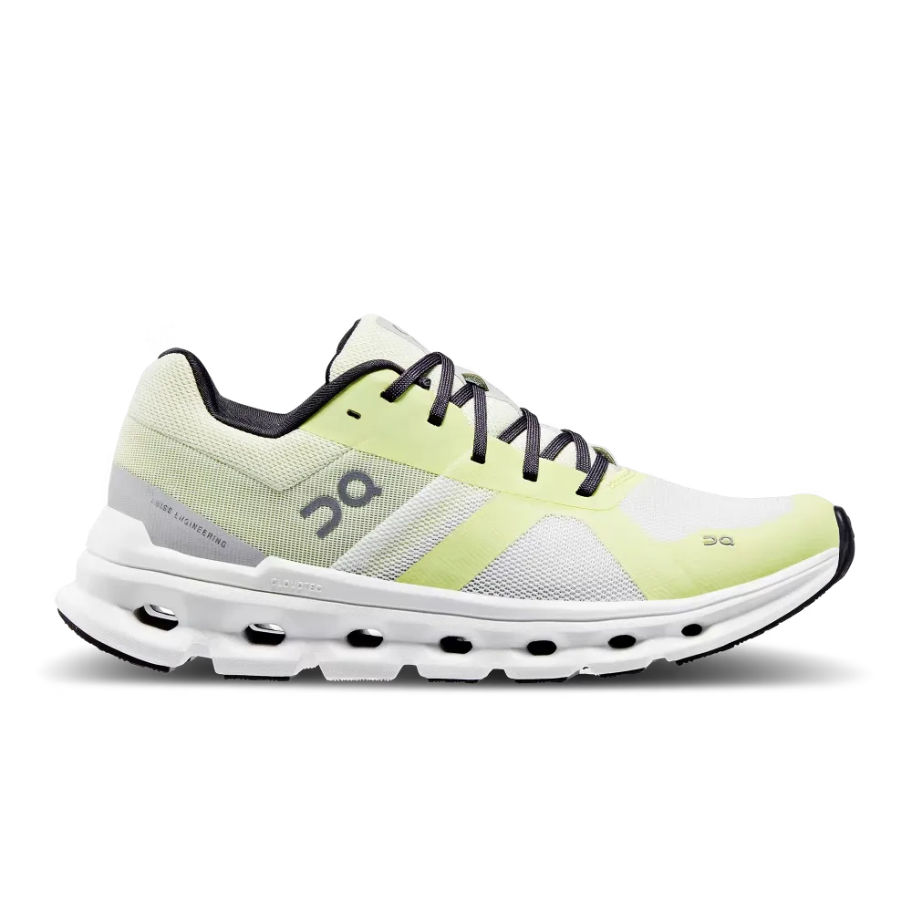 靴 YUA EU38/24.5cm On Women's Cloudrunner White/Seedling