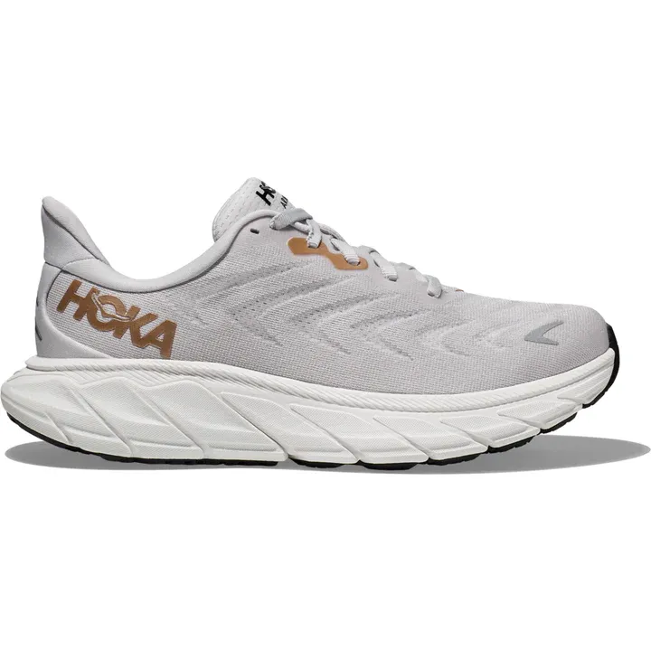 Hoka Women's Arahi 6 Wide (D) NIMBUS CLOUD/ROSE GOLD