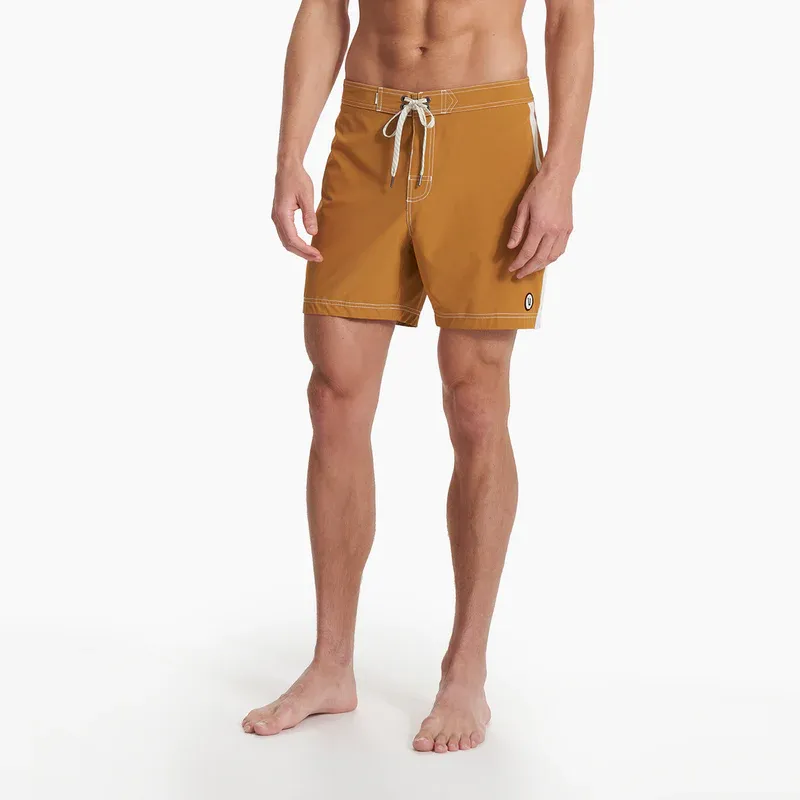 VUORI Men's Puerto Boardshort DARK GOLDEN HEATHER