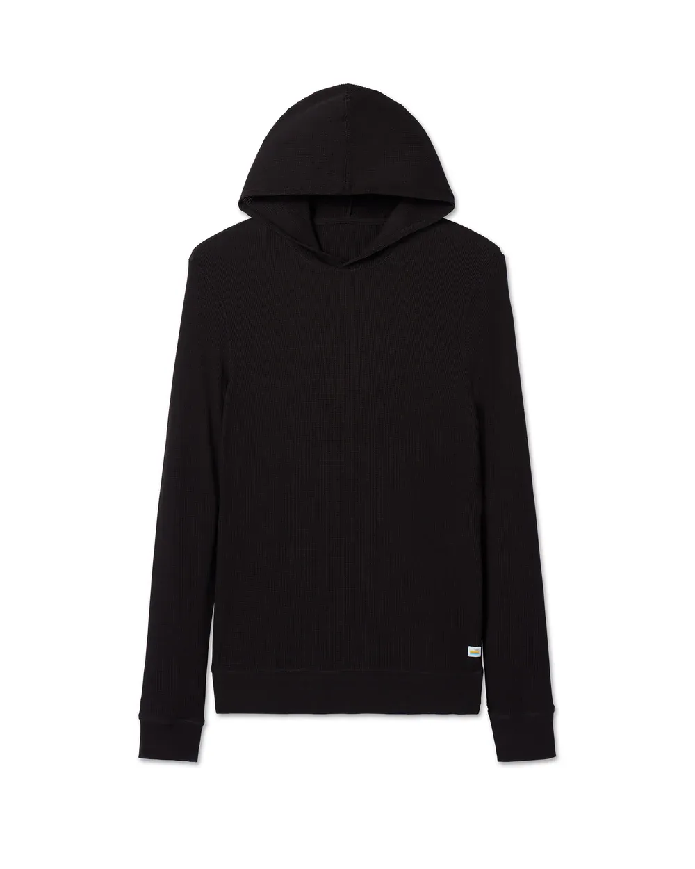 VUORI Men's Waffle Hoodie BLACK