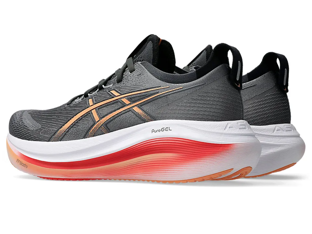 Asics Men's Gel-Nimbus 27 Wide (2E) CARBON/MOJAVE