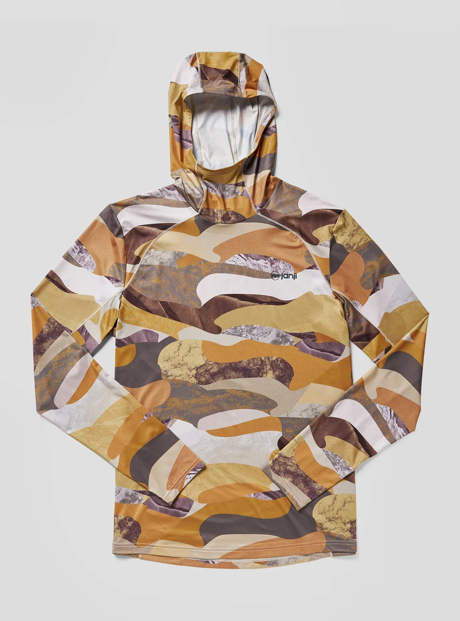 Janji Men's Sunchaser 50 Hooded Long Sleeve DUNESCAPE MEGA