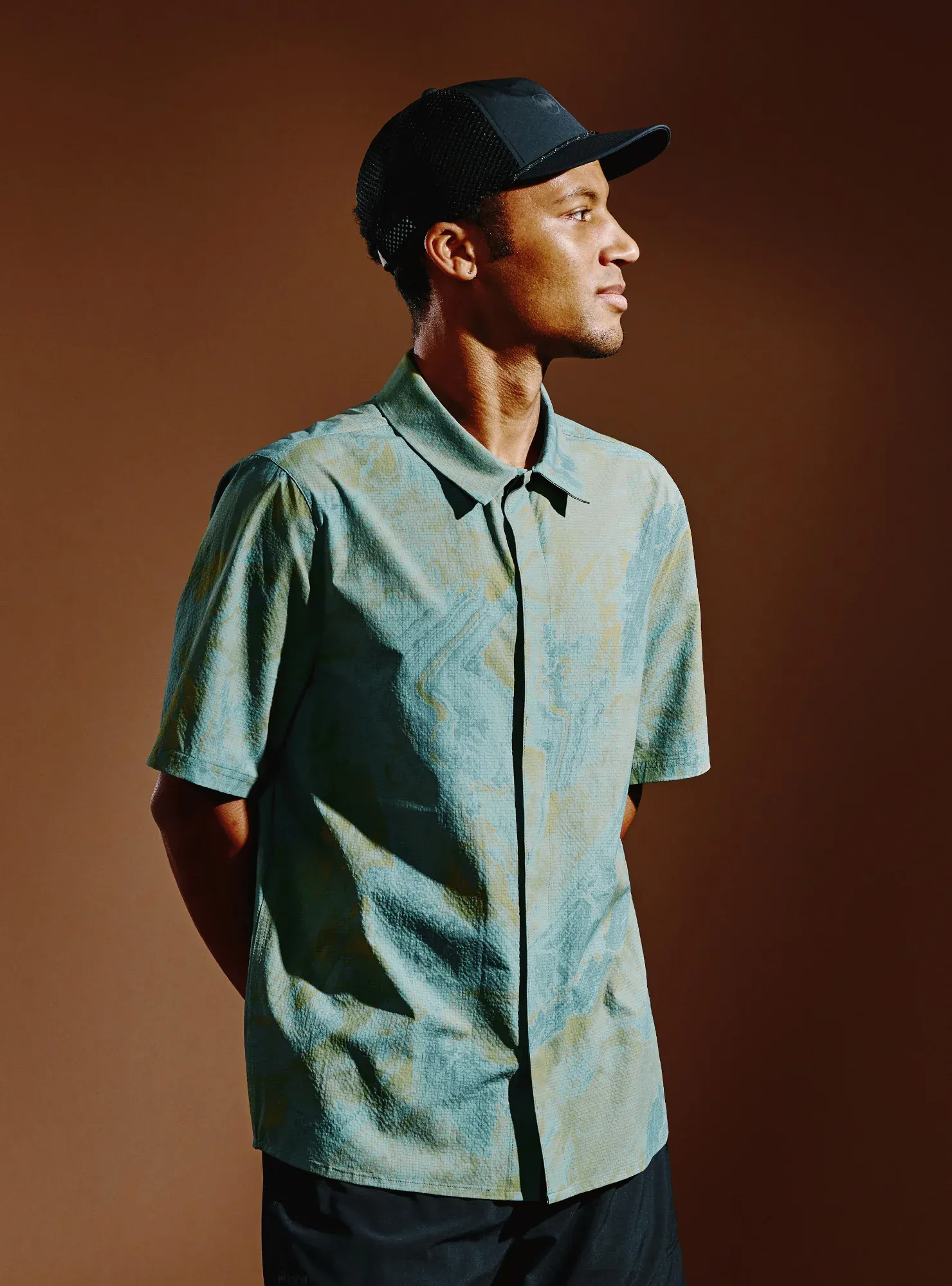 Janji Men's Trekker Snappy Shirt Terraform Cascade