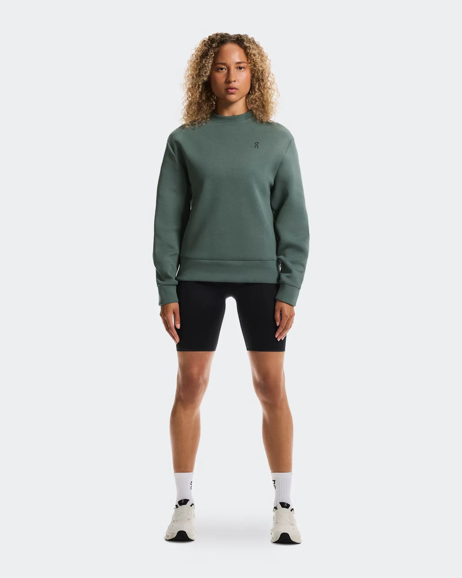 On Women's Focus Tech Crew OLIVE