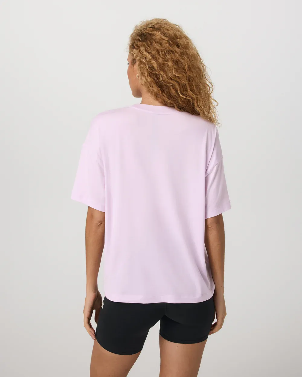 VUORI Women's Energy Tee Long LILAC BREEZE HEATHER