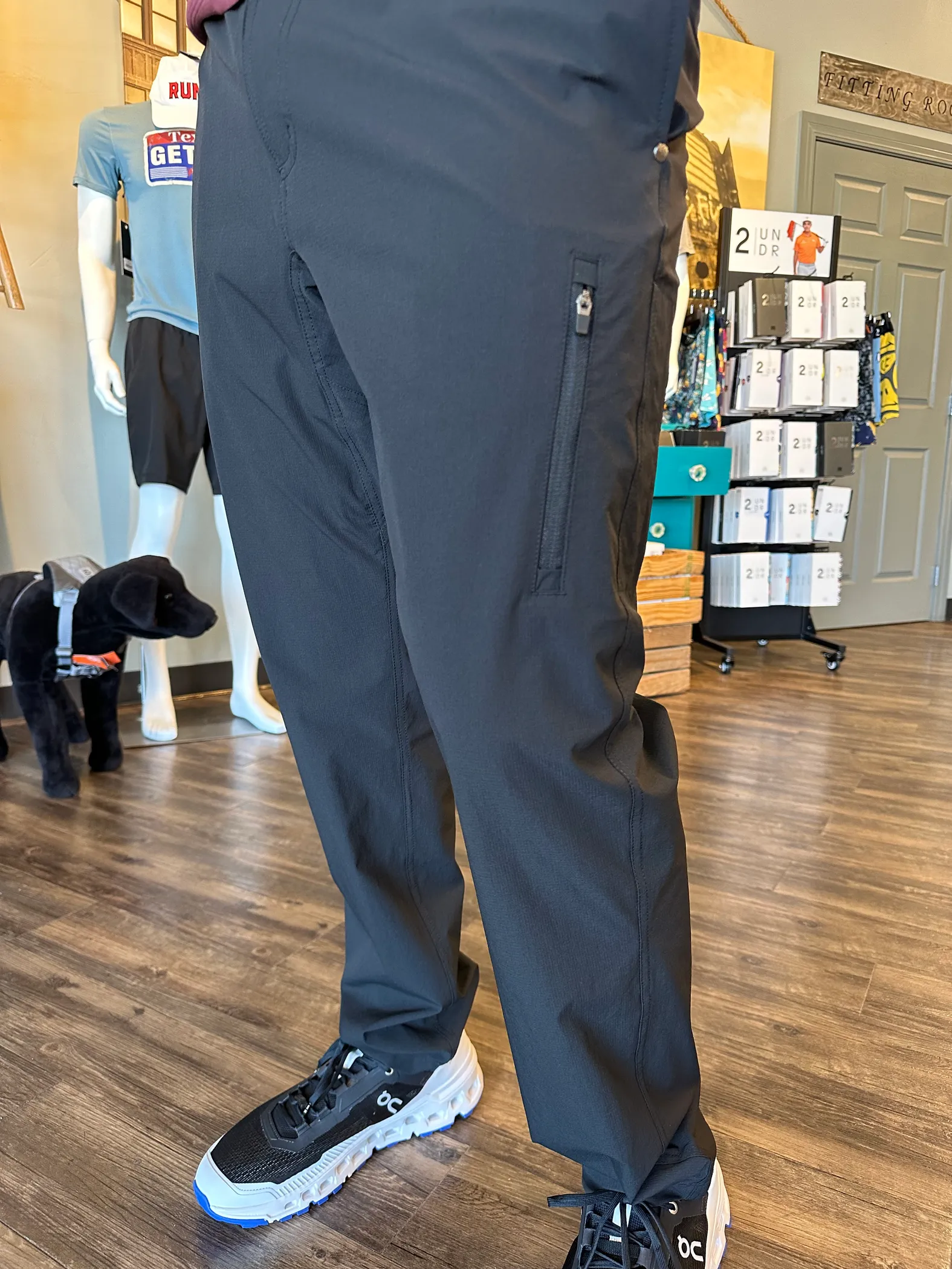 Running Wild Men's Ripstop Woven Pant BLACK