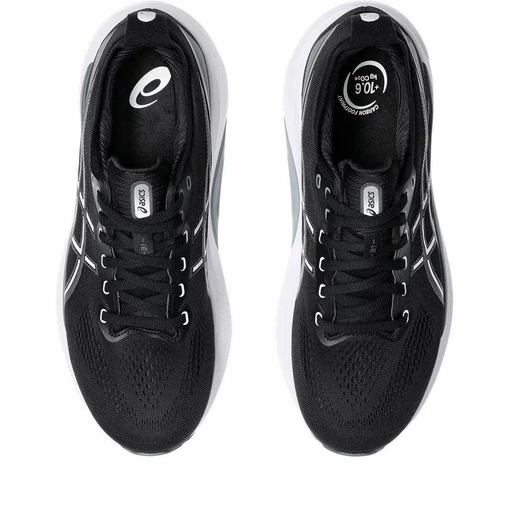 Asics Men's Gel-Kayano 31 Extra Wide (4E) BLACK/WHITE
