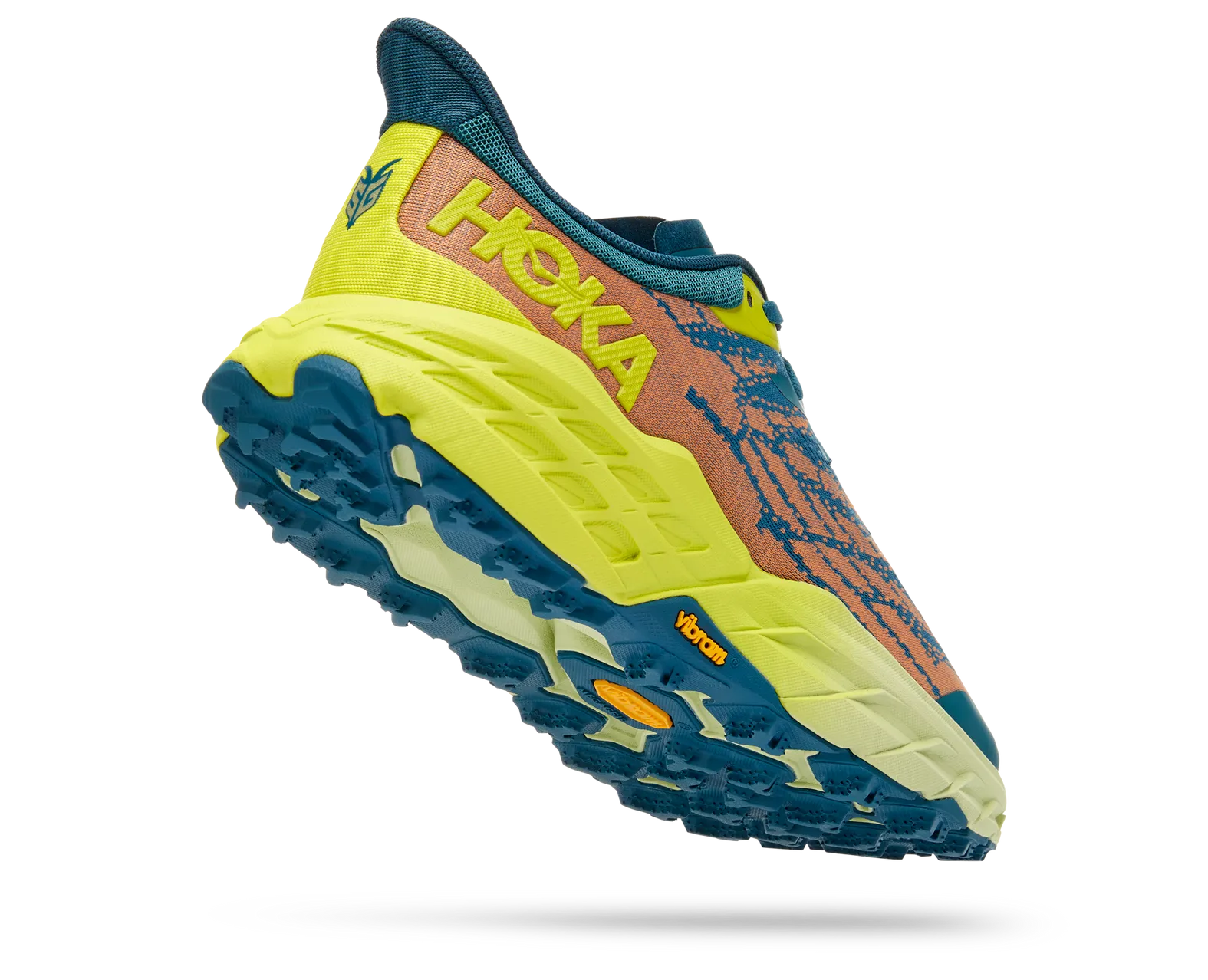 HOKA Speedgoat 5 Blue Coral Evening Primrose Men\'s 8.5 (no original insoles) Hoka One One HOKA Speedgoat 5 Blue Coral Evening Primrose  main image 4