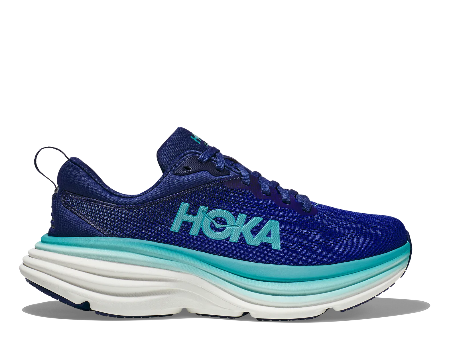 Hoka Women's Bondi 8 BELLWETHER BLUE / EVENING SKY