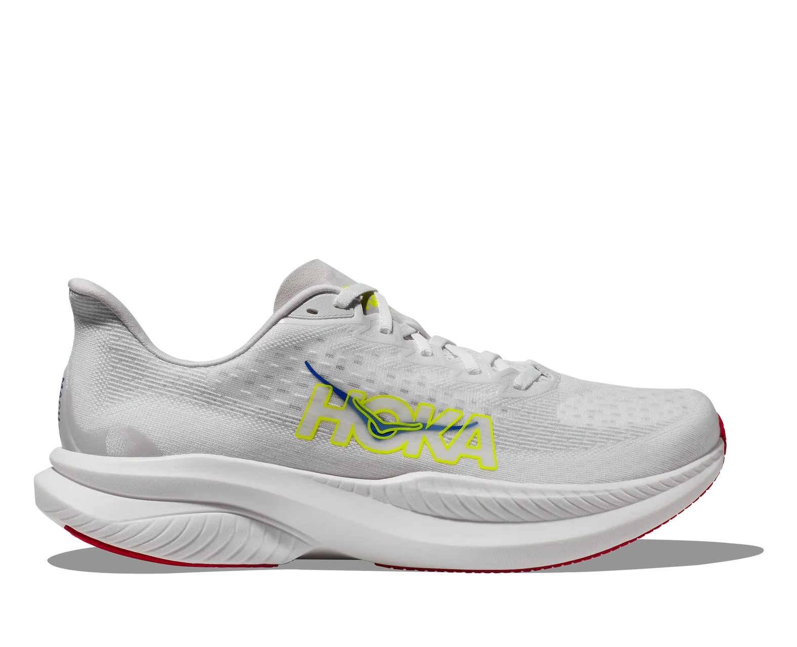 Hoka Men's Mach 6 WHITE/NIMBUS