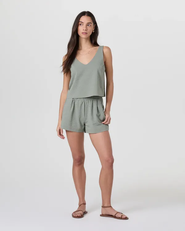 Women's Villa Textured Crop Tank